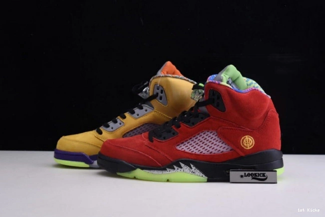 1st Kicks Shoes CZ5725-700 The Retro What Jordan 5 0701